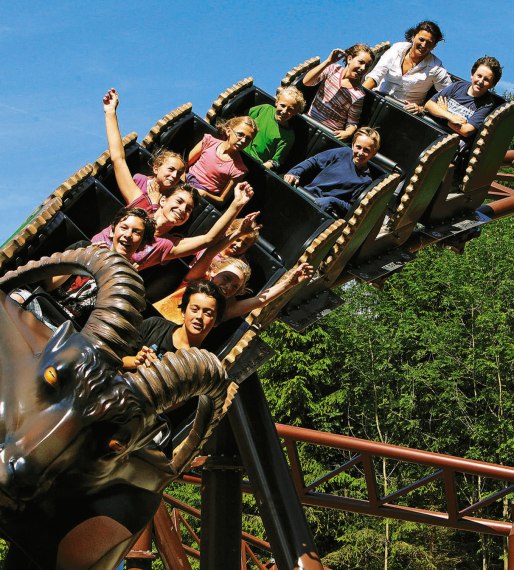 Visit the Mountain Roller Coaster at the Leisurepark Ruhpolding